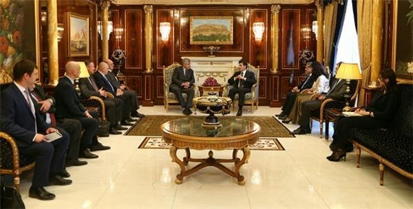 نێچیرڤان بارزانی و باڵیۆزی نوێی ڕووسیا لە عێراق کۆبوونەوە